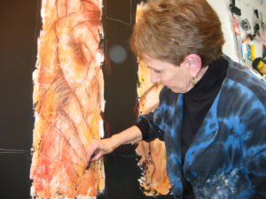 Pnina Granirer in her studio